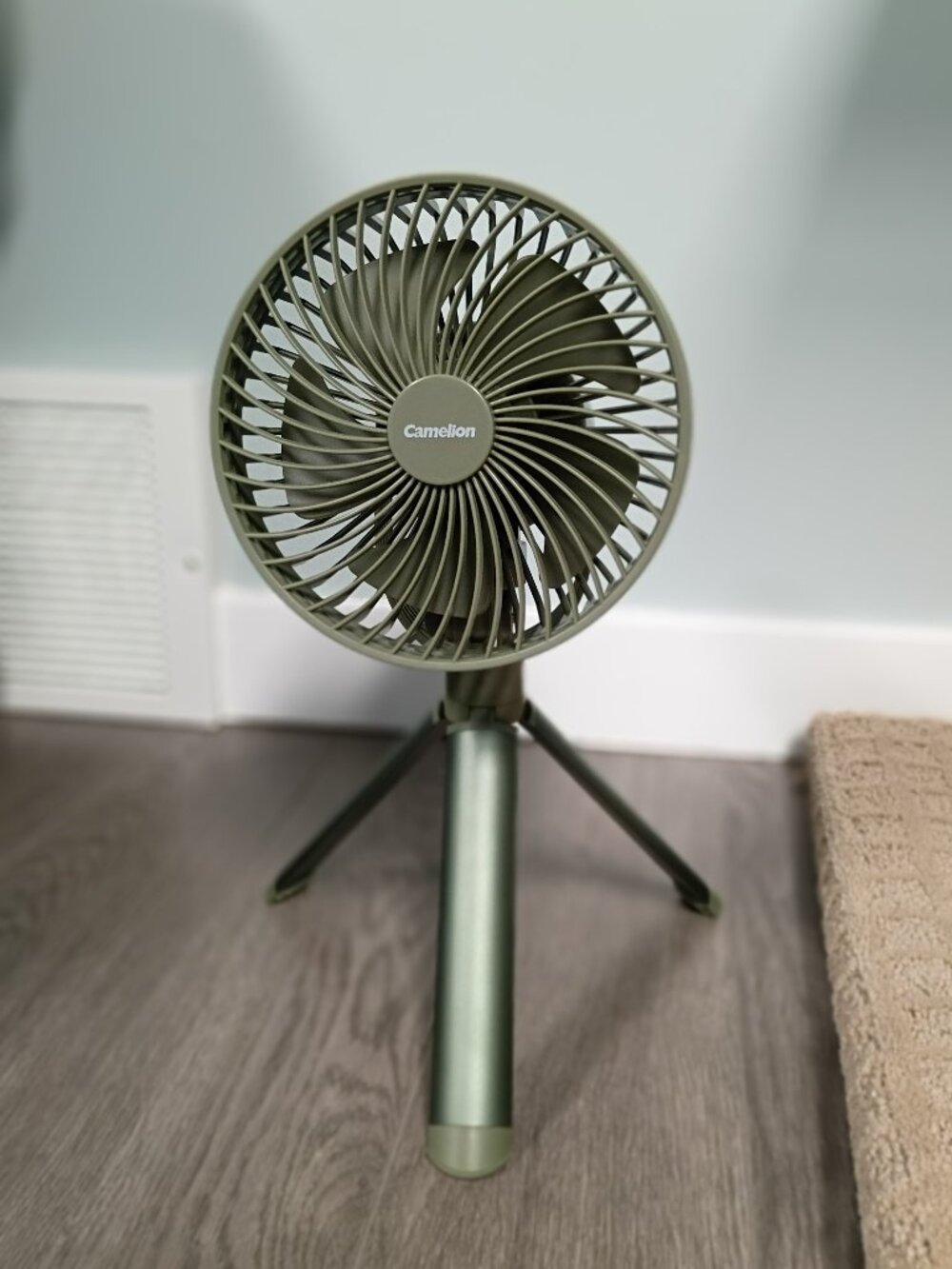 Camelion Rechargeable Light and Fan with Stand